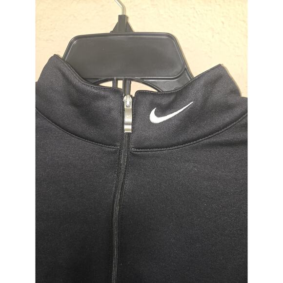 Nike Golf Mens Tour Performance Therma Fit Zip Pullover Sweater, Black, Large - Picture 3 of 6